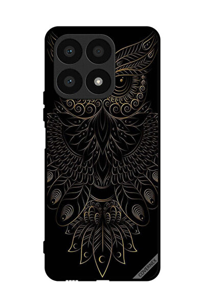 Covernex غطاء حماية لهاتف Honor X8a بتصميم بومة زهرية عصرية