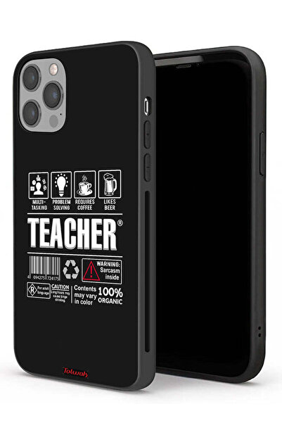 Tolwak جراب حماية لجهاز Apple iPhone 12 Pro Max ملصق المعلم