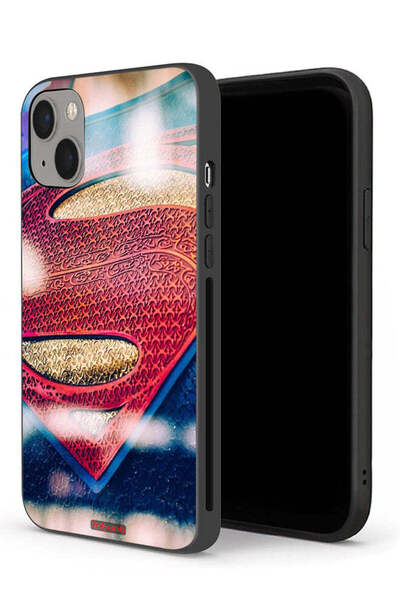 Tolwak جراب حماية لجهاز Apple iPhone 13 mini بشعار سوبرمان