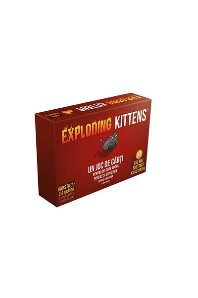 Asmodee - Jocul original Exploding Kittens