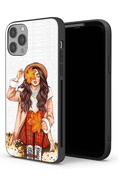 Tolwak غطاء حماية لجهاز Apple iPhone 12 Pro يحمل صورة أوراق الخريف