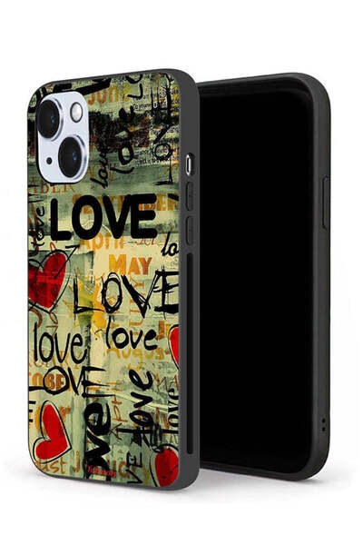 Tolwak جراب حماية لجهاز Apple iPhone 14 Plus Love Tags