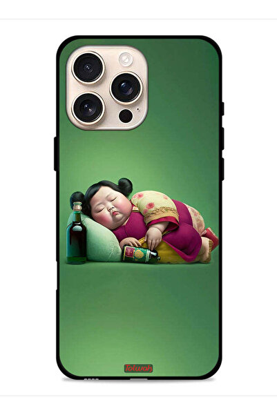 Tolwak غطاء حماية لجهاز Apple iPhone 16 Pro - فتاة سمينة