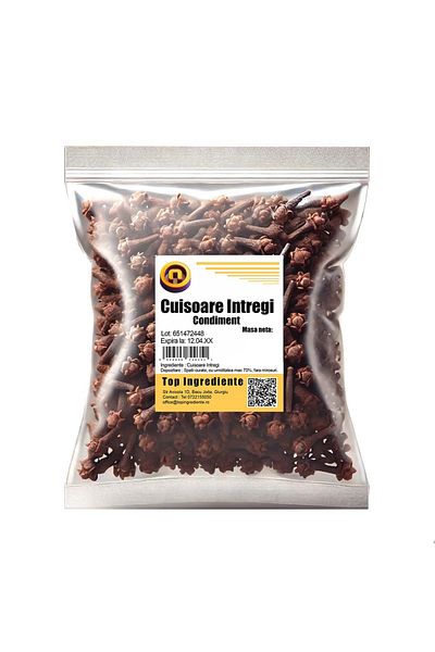 Top Ingrediente Whole Cloves, 500g Bag