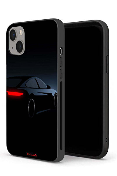 Tolwak جراب حماية لجهاز Apple iPhone 13 mini - سيارة داكنة