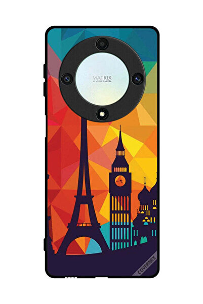 Covernex غطاء حماية لهاتف Honor X9a بنمط باريس الملون