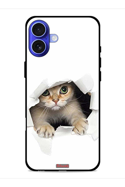 Tolwak غطاء حماية لجهاز Apple iPhone 16 بتصميم قطة
