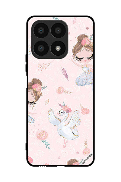 Covernex غطاء حماية لهاتف Honor X8a - فتاة وزهور