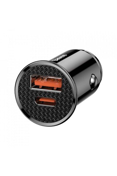 Baseus Car Charger 30W, 5V- (CCALL-YS01) - Black