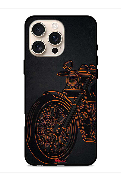 Tolwak غطاء حماية لجهاز Apple iPhone 16 Pro بتصميم دراجة عتيقة