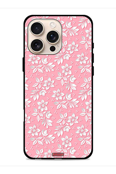 Tolwak غطاء حماية لجهاز Apple iPhone 16 Pro Max بنمط خلفية زهور