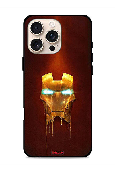 Tolwak غطاء حماية لجهاز آيفون 16 برو من آبل، الرجل الحديدي، مارفل كوميكس