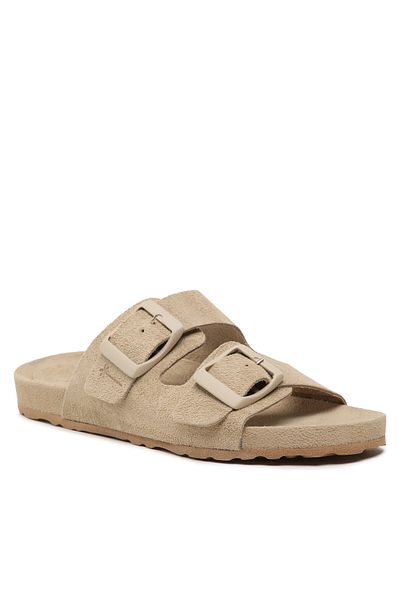 Manebi Women's Flip-flops beige MANEBI-TRAVELER NORDIC SANDALS K 1.1 RT K 1.1 CHAMPAGNE BEIGE