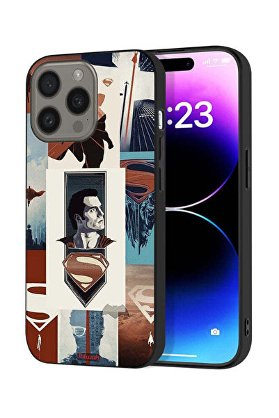 Tolwak غطاء حماية لجهاز Apple iPhone 15 Pro بتصميم فن سوبرمان