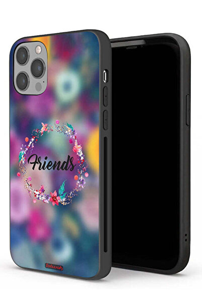 Tolwak جراب حماية لجهاز Apple iPhone 12 Pro Max بتصميم خاتم أصدقاء الزهور