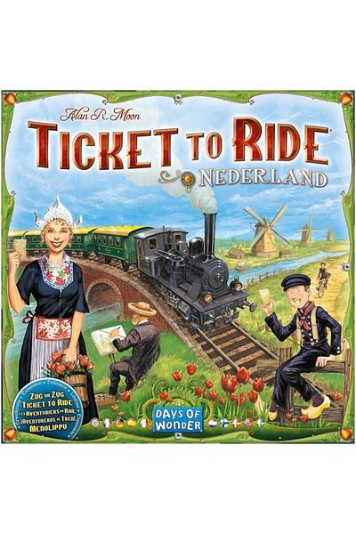 Asmodee Joc Asmodee - Ticket to Ride, Colecție de hărți, Olanda, lb. engleză