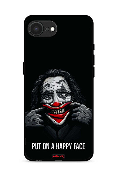 Tolwak غطاء حماية لجهاز Apple iPhone 16e بوجه سعيد