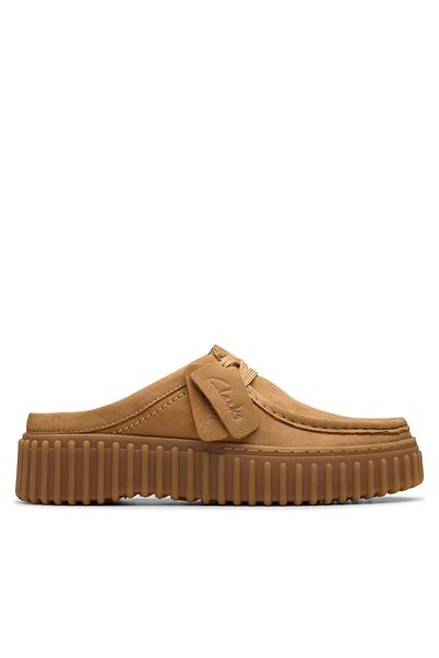 CLARKS Women's Flip-flops brown CLARKS-26181196 E36 LIGHT TAN NUBUCK