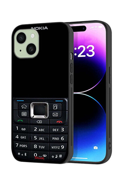 Tolwak غطاء حماية لجهاز Apple iPhone 15 Plus بنمط هاتف قديم