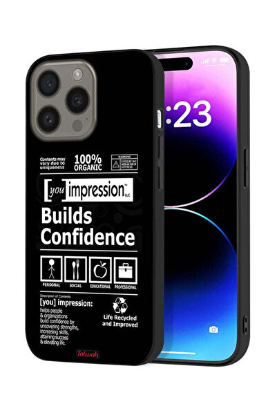 Tolwak غطاء حماية لجهاز Apple iPhone 15 Pro ملصق بناء الثقة