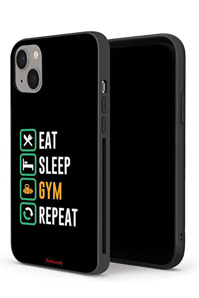 Tolwak جراب حماية لجهاز Apple iPhone 13 mini، تناول الطعام، النوم، ممارسة الر...