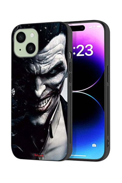 Tolwak Apple iPhone 15 Plus Protective Case Cover Joker Half Face