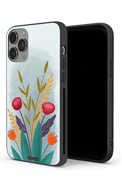 Tolwak جراب حماية لجهاز Apple iPhone 14 Pro برسومات نباتية