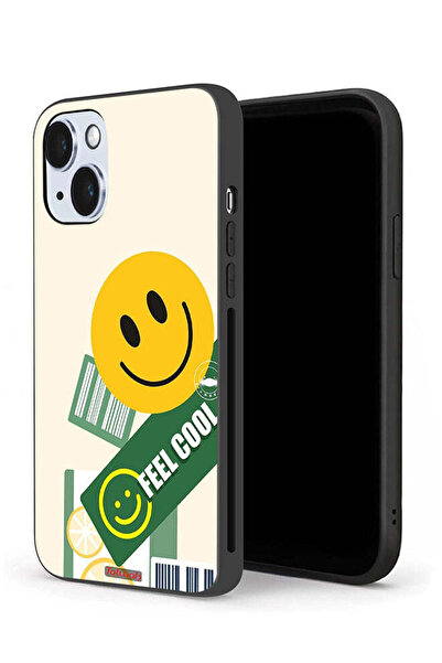 Tolwak جراب حماية لهاتف Apple iPhone 14 Plus بملصق Feel Cool