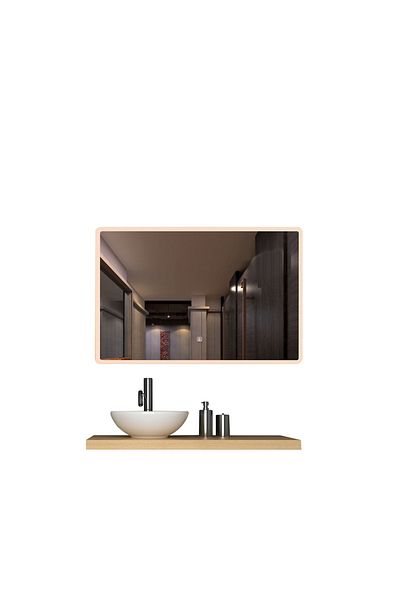 Trendy's TRENDY'S rectangular bathroom mirror with touch sensor and LED – 900x 700 mm