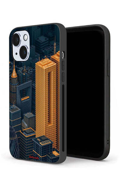 Tolwak جراب حماية لجهاز Apple iPhone 14 - مباني فنية