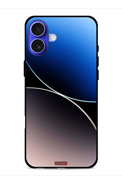Tolwak غطاء حماية لجهاز Apple iPhone 16 Plus بنمط خطوط منحنية