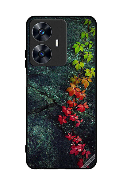 Covernex غطاء حماية لهاتف Realme C55 بأوراق جميلة