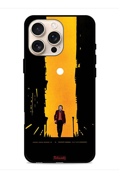 Tolwak غطاء حماية لجهاز Apple iPhone 16 Pro بتصميم جوكر، عمل فني رقمي تجريدي