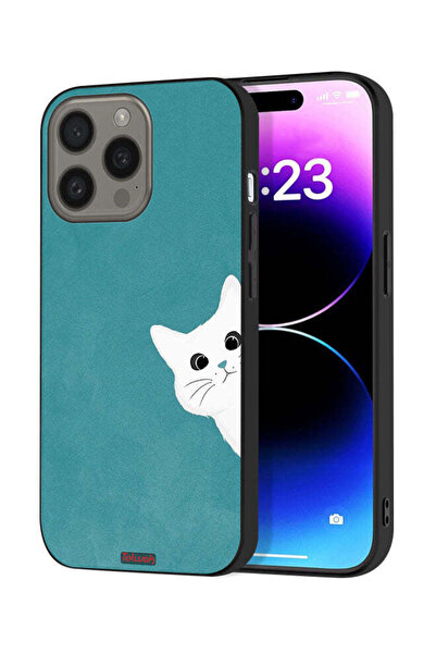 Tolwak غطاء حماية لجهاز Apple iPhone 15 Pro Max بتصميم قطة