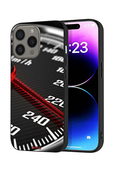 Tolwak غطاء حماية لجهاز Apple iPhone 15 Pro مزود بمقياس سرعة