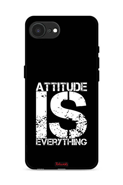 Tolwak غطاء حماية لجهاز Apple iPhone 16e - Attitude Is Everything