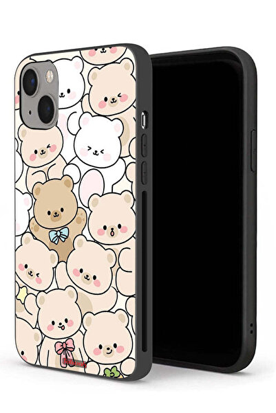 Tolwak جراب حماية لجهاز Apple iPhone 13 mini بنقشة الدببة