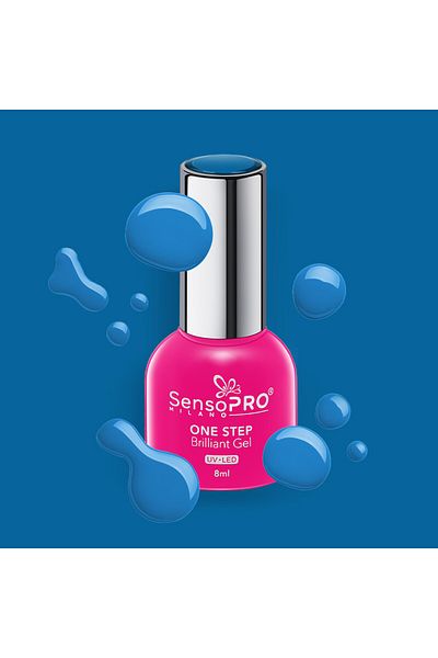 SensoPRO Milano Oja semipermanentă Brilliant într-un singur pas, 8 ml, Royal Holiday #42