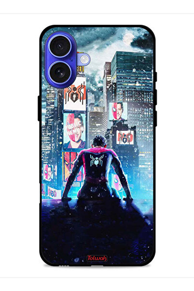 Tolwak Apple iPhone 16 Plus Protective Case Cover Spider Man