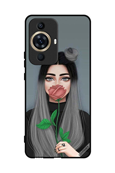 Covernex غطاء حماية لهاتف هواوي نوفا 11 - رسمة فتاة لطيفة