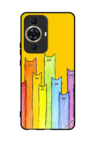 Covernex غطاء حماية لهاتف هواوي نوفا 11 - فن دمية القطة