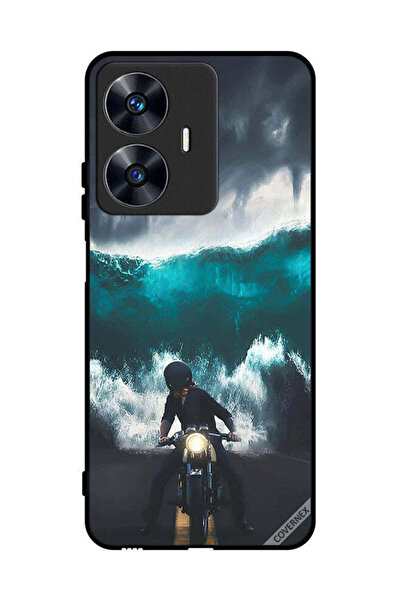 Covernex غطاء حماية لهاتف Realme C55 - فن موجة الماء