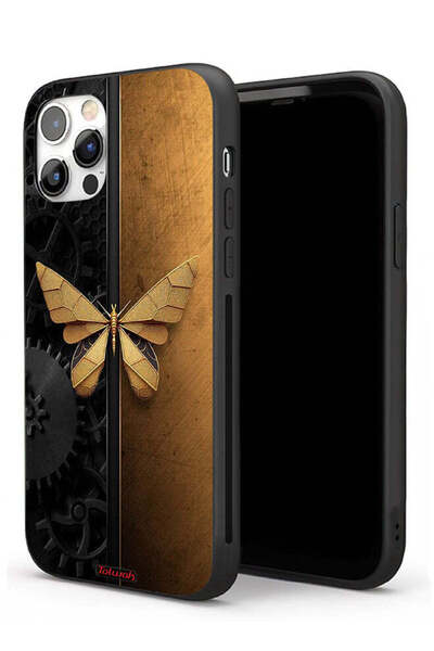 Tolwak غطاء حماية لجهاز Apple iPhone 11 Pro Max من الفولاذ على شكل فراشة