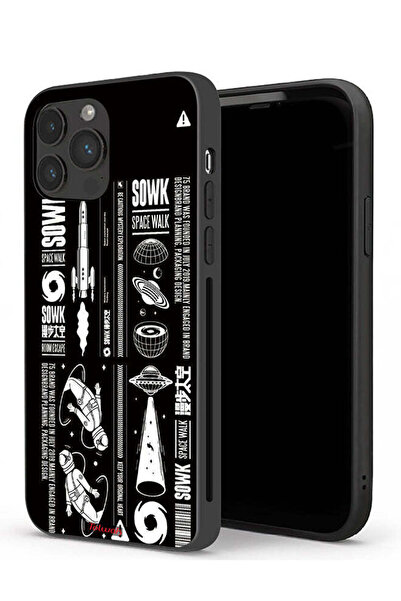 Tolwak غطاء حماية لجهاز Apple iPhone 13 Pro Max ملصق Sowk Space Walk