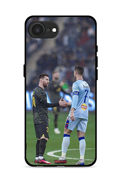 Tolwak غطاء حماية لهاتف آيفون 16e من أبل ميسي ورونالدو