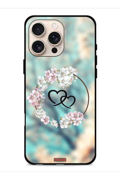 Tolwak غطاء حماية لجهاز Apple iPhone 16 Pro Max بتصميم قلوب في فن الخاتم