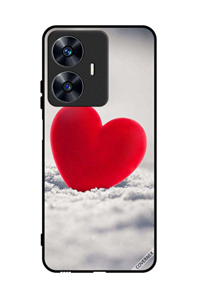 Covernex غطاء حماية لهاتف Realme C55 - قلب أحمر جميل