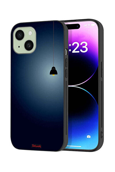 Tolwak غطاء حماية لجهاز Apple iPhone 15 Plus بتصميم فني معلق بإضاءة