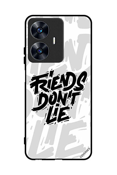 Covernex غطاء حماية لهاتف Realme C55 بخط اليد "أصدقاء الخط لا يكذبون"