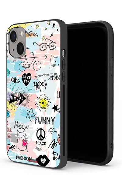 Tolwak غطاء حماية لجهاز Apple iPhone 13 mini Love You Tags